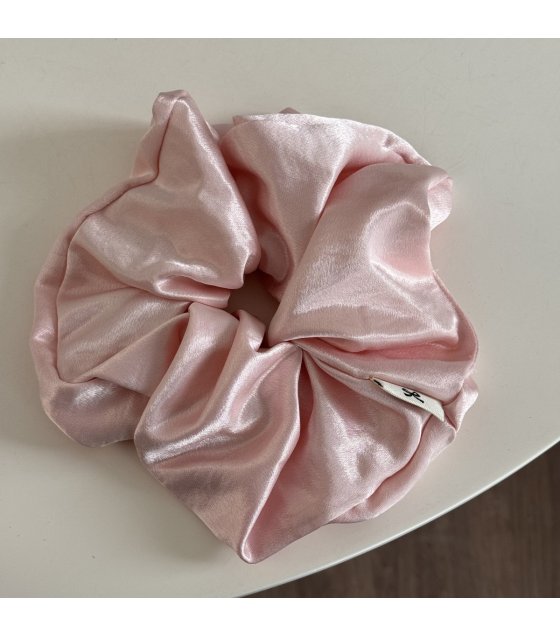 HA271 - Cream-Colored Glossy Hair Tie